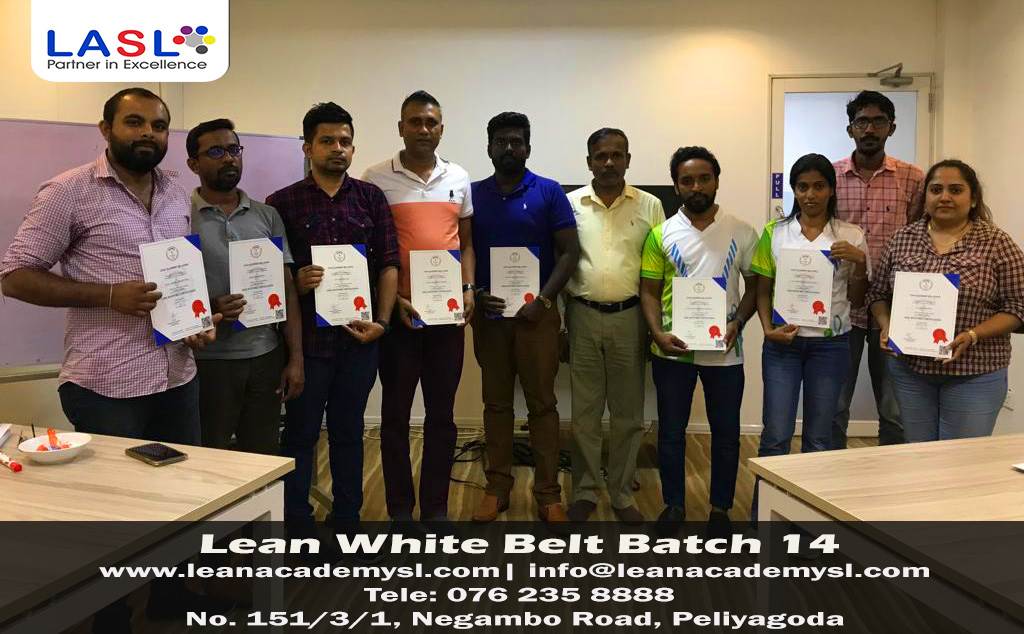 Lean White Belt Certification 14th Batch - 22nd October...
