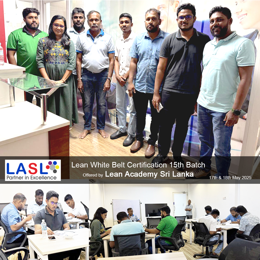 Lean White Belt Certification 15th Batch 17th May 2025